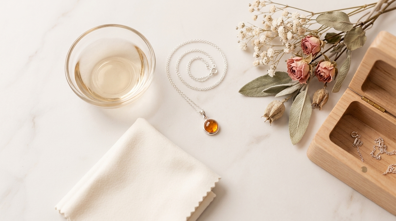 So pflegst du Silber- und Edelschmuck richtig